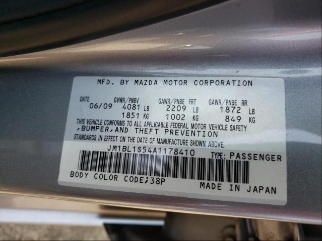 Photo 9 VIN: JM1BL1S54A1178410 - MAZDA 3 S 