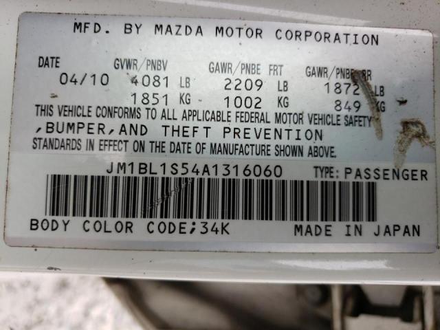 Photo 9 VIN: JM1BL1S54A1316060 - MAZDA 3 S 