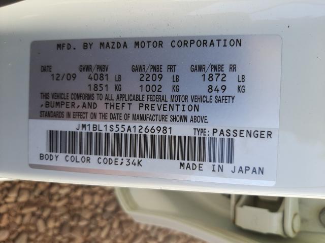 Photo 9 VIN: JM1BL1S55A1266981 - MAZDA 3 S 