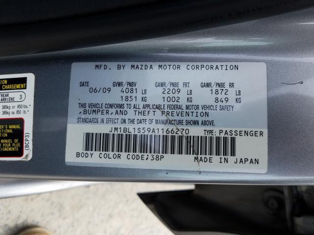 Photo 9 VIN: JM1BL1S59A1166270 - MAZDA 3 S 