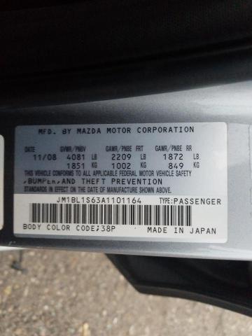 Photo 9 VIN: JM1BL1S63A1101164 - MAZDA 3 S 