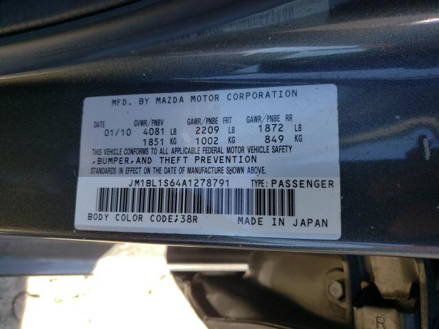 Photo 9 VIN: JM1BL1S64A1278791 - MAZDA 3 S 