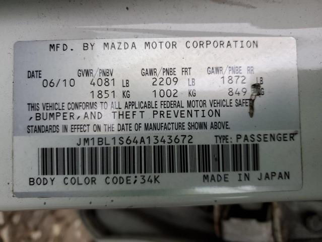 Photo 11 VIN: JM1BL1S64A1343672 - MAZDA 3 S 