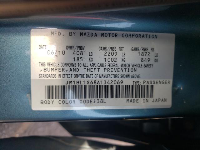 Photo 9 VIN: JM1BL1S68A1342069 - MAZDA 3 S 