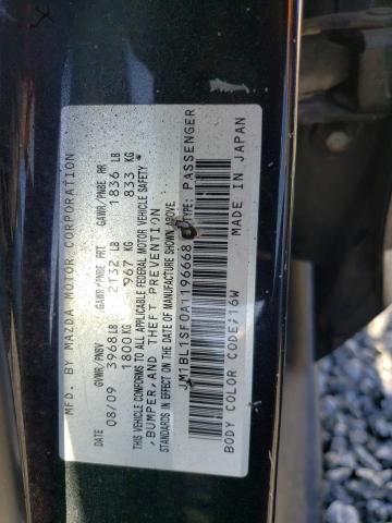 Photo 11 VIN: JM1BL1SF0A1196668 - MAZDA 3 I 