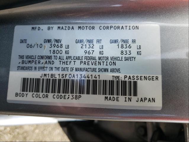 Photo 9 VIN: JM1BL1SF0A1344141 - MAZDA 3 I 