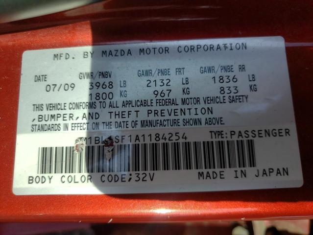 Photo 9 VIN: JM1BL1SF1A1184254 - MAZDA MAZDA3 I 