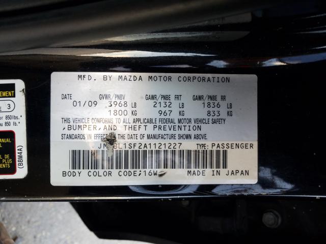 Photo 9 VIN: JM1BL1SF2A1121227 - MAZDA 3 I 