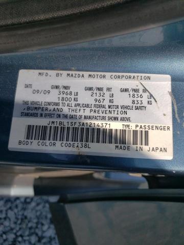 Photo 12 VIN: JM1BL1SF3A1214371 - MAZDA 3 