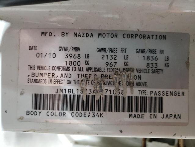 Photo 11 VIN: JM1BL1SF3A1271038 - MAZDA 3 I 