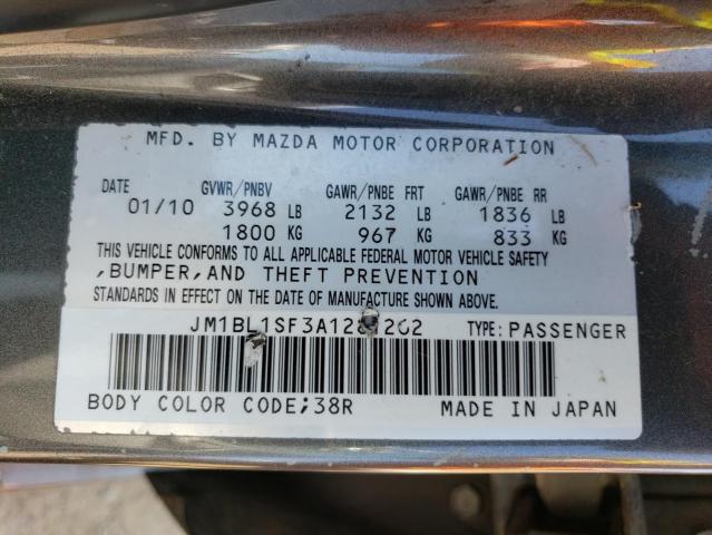 Photo 12 VIN: JM1BL1SF3A1281262 - MAZDA 3 