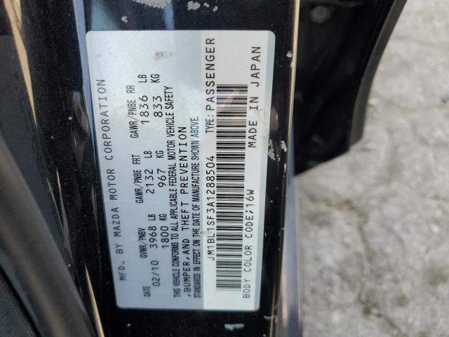 Photo 11 VIN: JM1BL1SF3A1288504 - MAZDA 3 I 