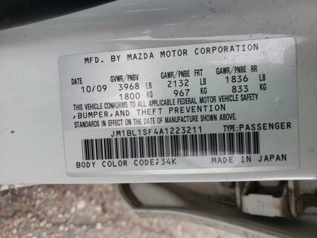 Photo 9 VIN: JM1BL1SF4A1223211 - MAZDA 3 I 