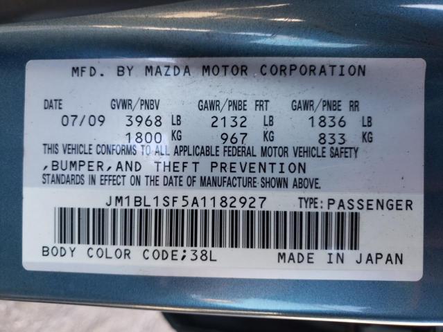 Photo 11 VIN: JM1BL1SF5A1182927 - MAZDA 3 I 