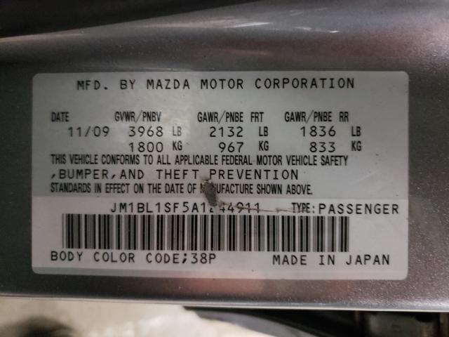 Photo 9 VIN: JM1BL1SF5A1244911 - MAZDA 3 