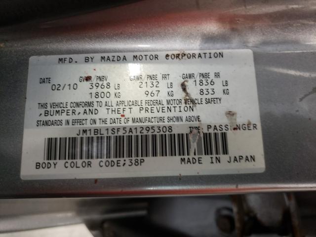 Photo 9 VIN: JM1BL1SF5A1295308 - MAZDA 3 I 