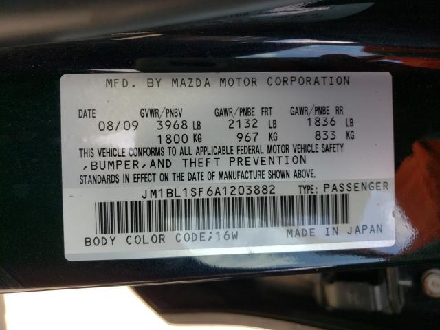 Photo 9 VIN: JM1BL1SF6A1203882 - MAZDA 3 I 