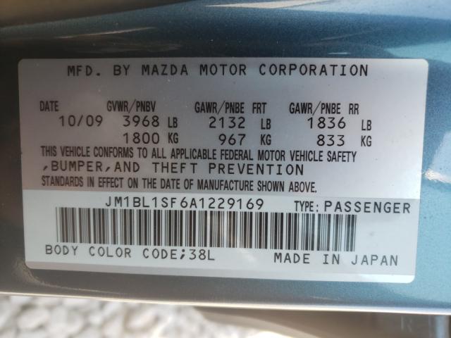 Photo 9 VIN: JM1BL1SF6A1229169 - MAZDA 3 I 