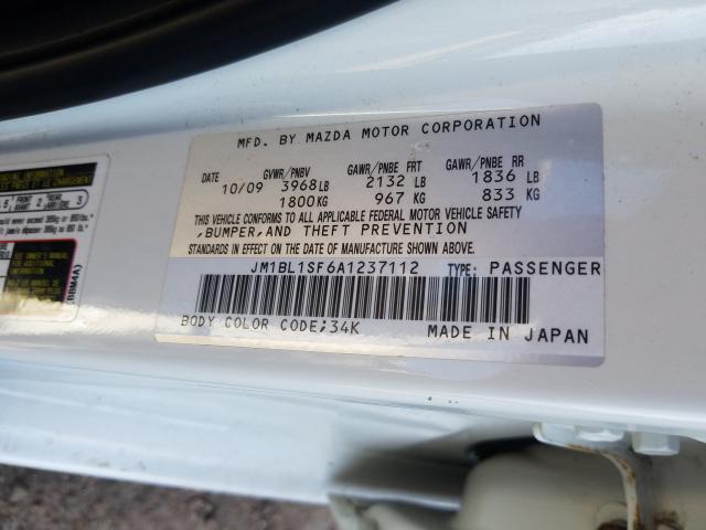 Photo 9 VIN: JM1BL1SF6A1237112 - MAZDA 3 I 