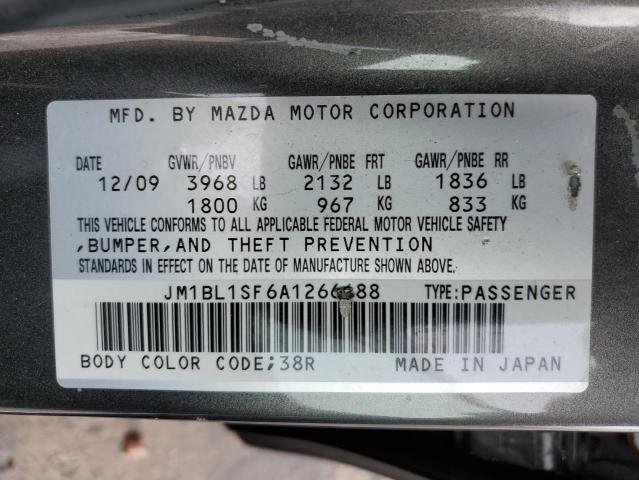 Photo 11 VIN: JM1BL1SF6A1266688 - MAZDA 3 I 