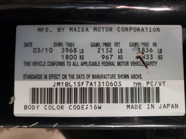 Photo 9 VIN: JM1BL1SF7A1310603 - MAZDA 3 I 