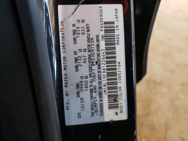 Photo 9 VIN: JM1BL1SF8A1226645 - MAZDA 3 I 