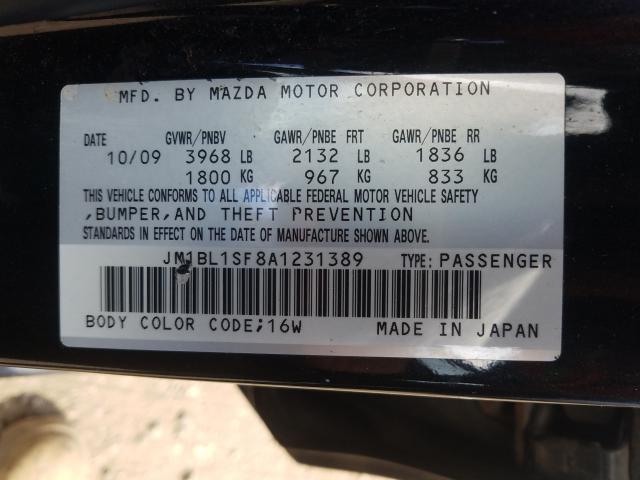 Photo 9 VIN: JM1BL1SF8A1231389 - MAZDA 3 I 