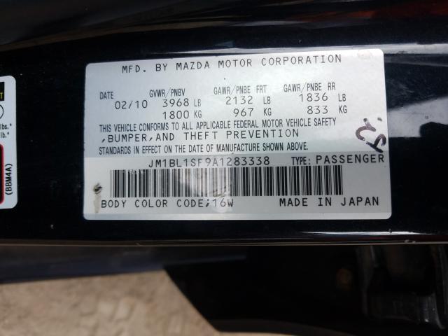 Photo 9 VIN: JM1BL1SF9A1283338 - MAZDA 3 I 