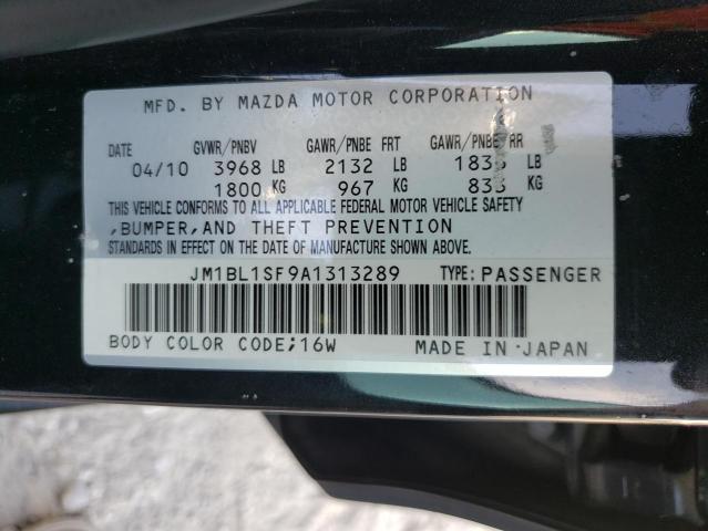 Photo 9 VIN: JM1BL1SF9A1313289 - MAZDA 3 I 