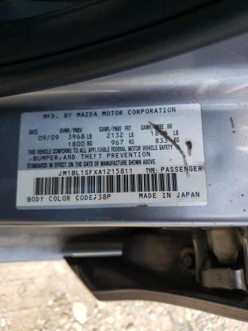 Photo 9 VIN: JM1BL1SFXA1215811 - MAZDA 3 I 