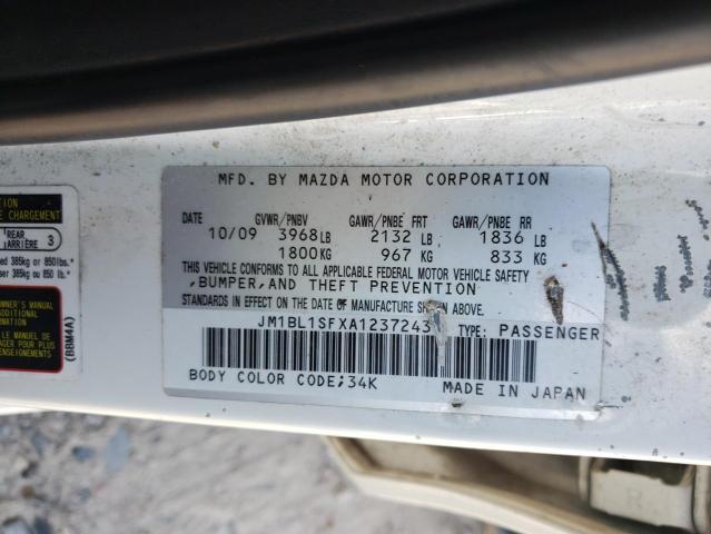 Photo 12 VIN: JM1BL1SFXA1237243 - MAZDA 3 I 