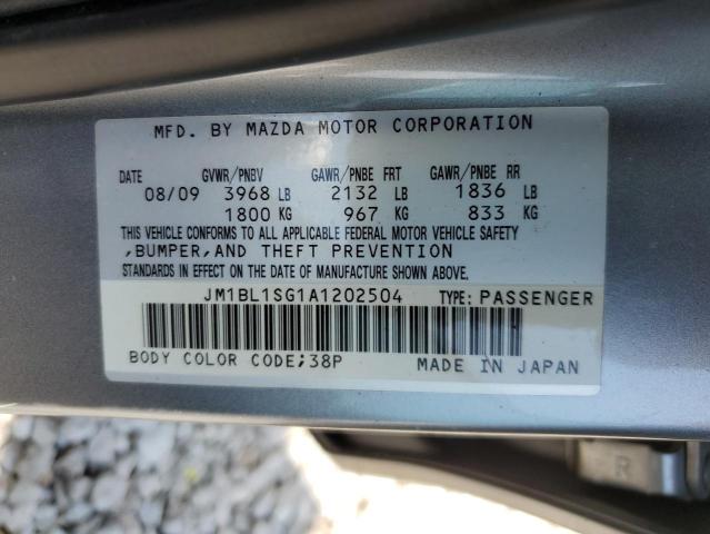 Photo 11 VIN: JM1BL1SG1A1202504 - MAZDA 3 I 