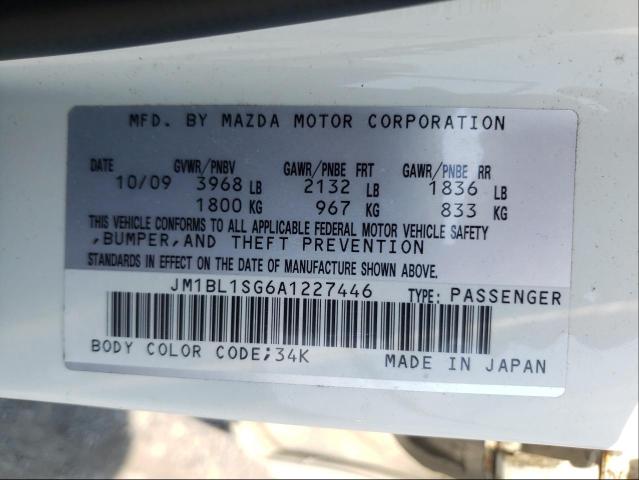 Photo 9 VIN: JM1BL1SG6A1227446 - MAZDA 3 I 