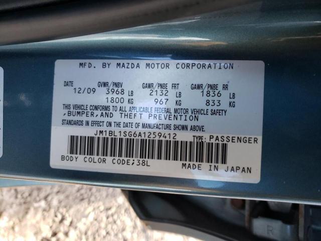 Photo 9 VIN: JM1BL1SG6A1259412 - MAZDA 3 I 