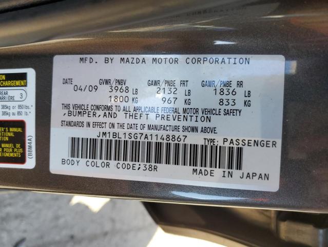 Photo 11 VIN: JM1BL1SG7A1148867 - MAZDA 3 