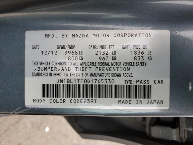 Photo 11 VIN: JM1BL1TF0D1765330 - MAZDA 3 