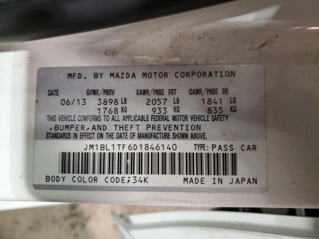 Photo 11 VIN: JM1BL1TF6D1846140 - MAZDA 3 