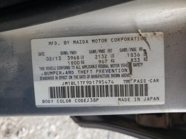 Photo 9 VIN: JM1BL1TF9D1795474 - MAZDA 3 I 