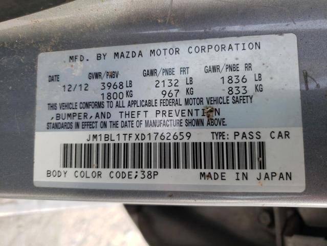 Photo 11 VIN: JM1BL1TFXD1762659 - MAZDA 3 