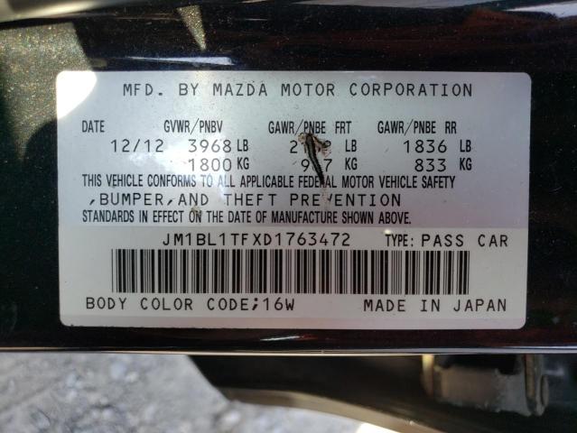 Photo 11 VIN: JM1BL1TFXD1763472 - MAZDA 3 I 