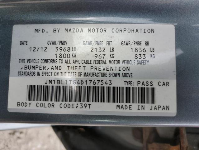 Photo 11 VIN: JM1BL1TG4D1767543 - MAZDA 3 I 