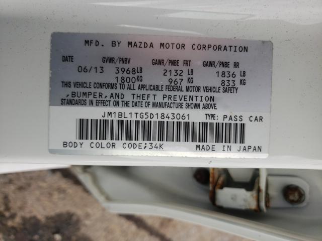 Photo 9 VIN: JM1BL1TG5D1843061 - MAZDA 3 I 