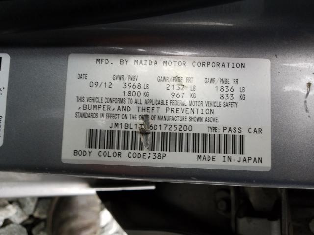 Photo 9 VIN: JM1BL1TG6D1725200 - MAZDA 3 I 