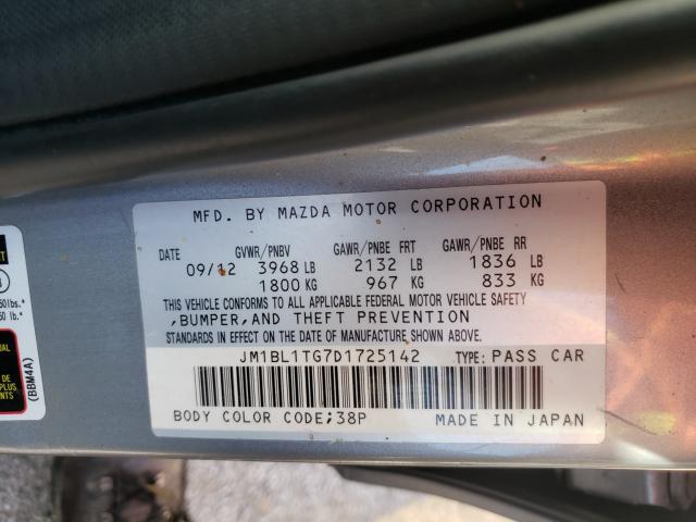 Photo 9 VIN: JM1BL1TG7D1725142 - MAZDA 3 I 