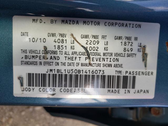 Photo 11 VIN: JM1BL1U50B1416073 - MAZDA 3 S 