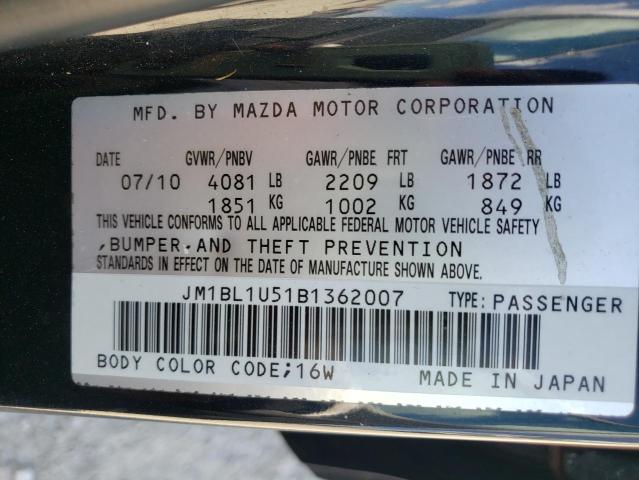 Photo 9 VIN: JM1BL1U51B1362007 - MAZDA 3 S 