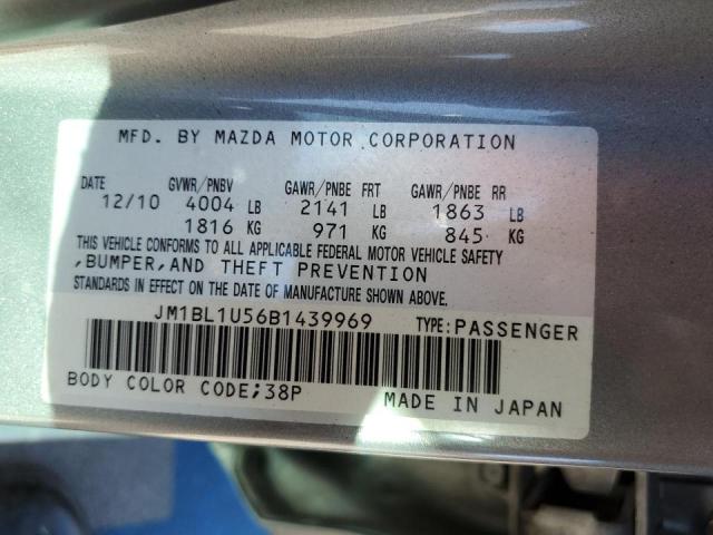 Photo 9 VIN: JM1BL1U56B1439969 - MAZDA 3 S 