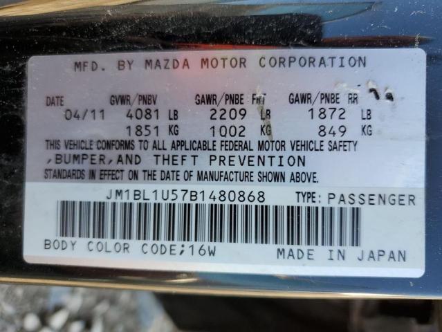 Photo 9 VIN: JM1BL1U57B1480868 - MAZDA 3 S 