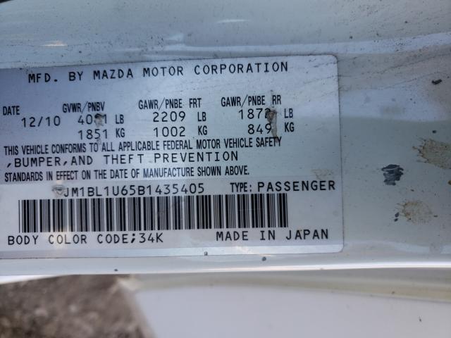 Photo 9 VIN: JM1BL1U65B1435405 - MAZDA 3 S 