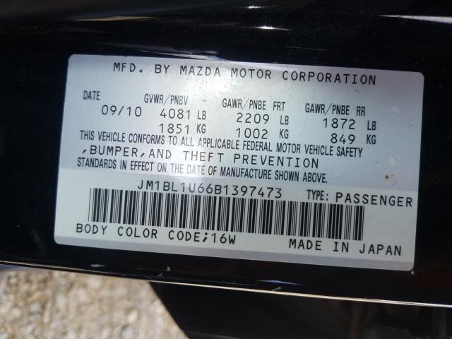 Photo 9 VIN: JM1BL1U66B1397473 - MAZDA 3 S 